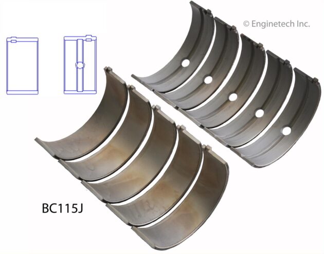 Main Bearing Set for 2003-2021 Dodge Chrysler Jeep V8 HEMI