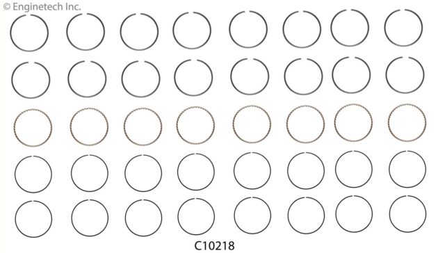 Premium Piston Rings 1996-2002 Chevrolet GMC 350 5.7L V8 VORTEC