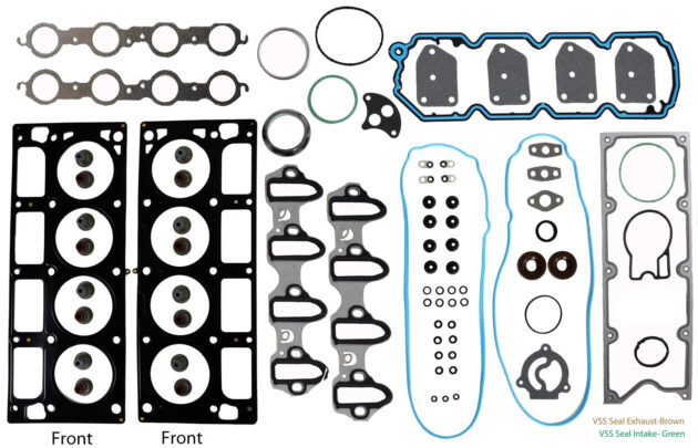 Full Upper Head Gasket Set for 2001-2014 Chevrolet GMC V8 LS