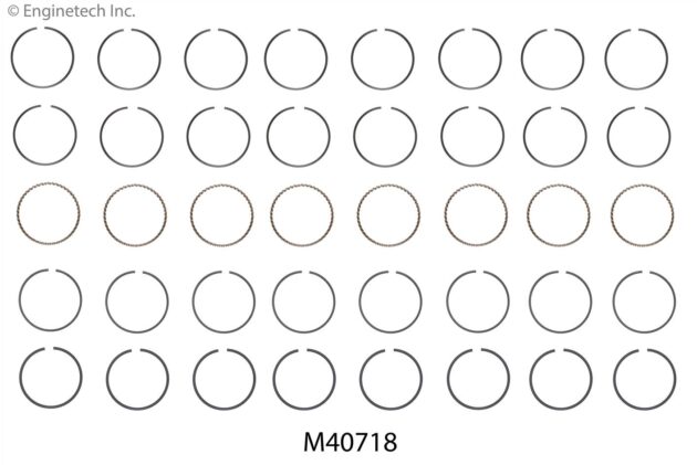 Premium Piston Rings for 2007-2017 Chevrolet 6.2L V8 LS3 L94 L99