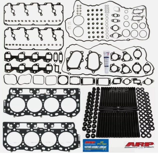 2001-2005 Chevy GMC 6.6L Duramax Diesel LB7 VIN 1 Head Gasket Set ARP Stud Kit