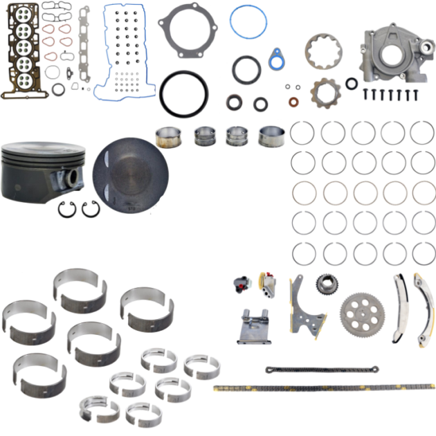 3.7L 223 Engine Rebuild Kit 2007-2012 Complete Overhaul