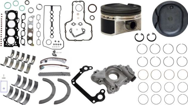 Engine Rebuild Kit for 2000-2008 Toyota Corolla 1.8L 1ZZFE