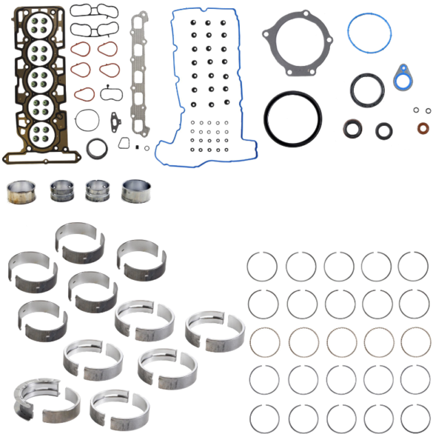 3.7L 223 Engine Re-Ring Overhaul Kit 2007-2012 Complete Set