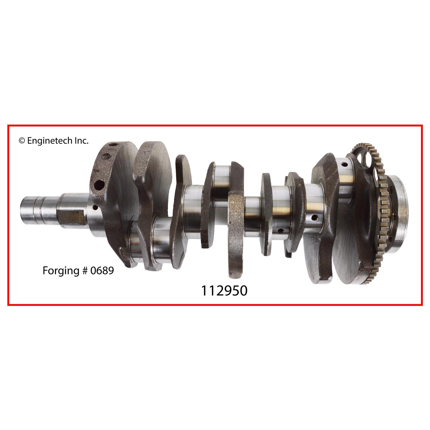 Remanufactured Engine Crankshafts Kit with Main and Rod bearings | CRANKSHAFT KIT GM 3.6L 217 DOHC 24V WITH DOWEL ON NOSE Remanufactured (.950) 3 Remanufactured Engine Crankshafts Kit with Main and Rod bearings | CRANKSHAFT KIT GM 3.6L 217 DOHC 24V WITH DOWEL ON NOSE Remanufactured (.950) - Image 3