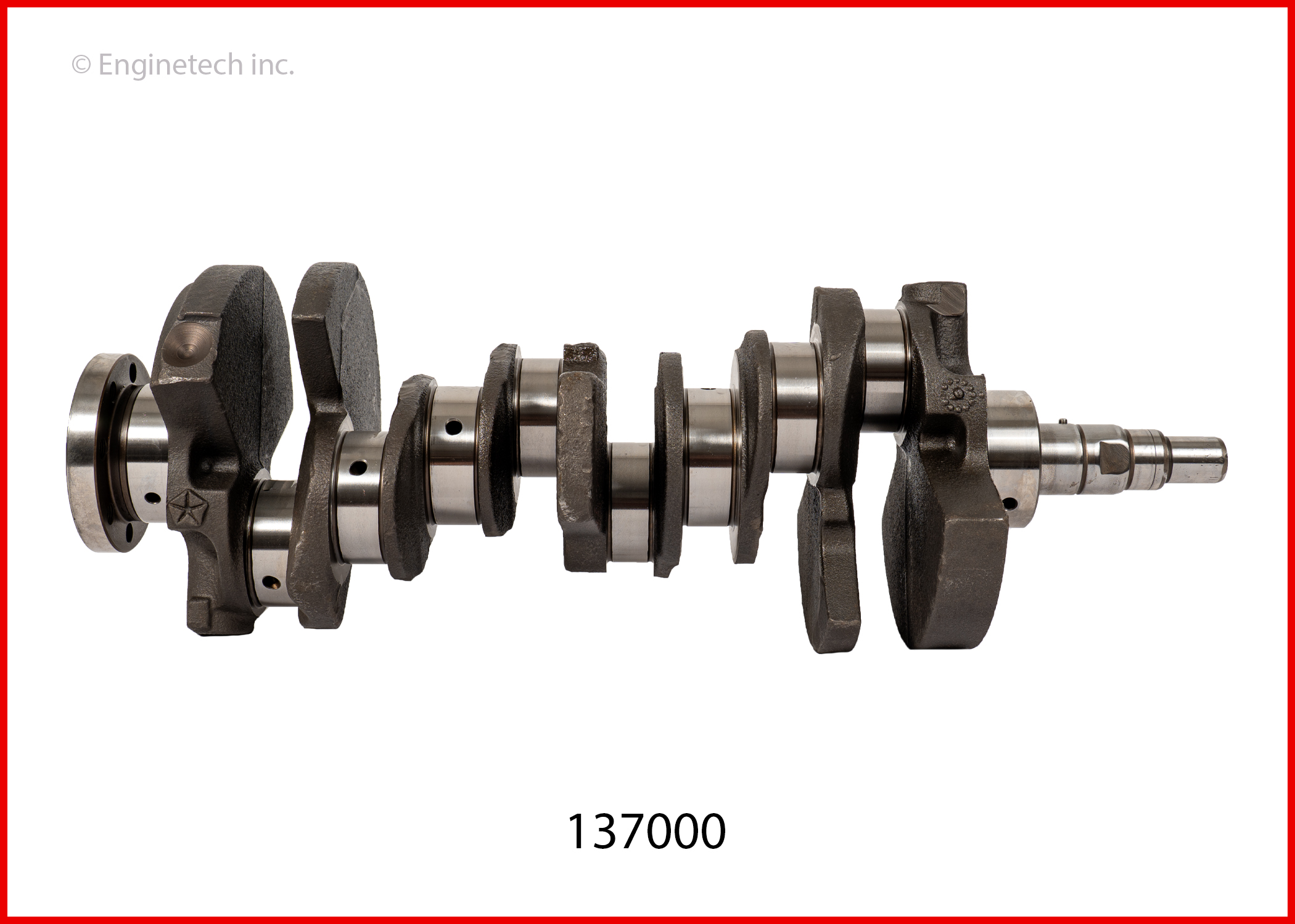 Remanufactured Engine Crankshafts Kit with Main and Rod bearings | CRANKSHAFT KIT Chrysler 3.3L 201 Remanufactured (.000) 3 Remanufactured Engine Crankshafts Kit with Main and Rod bearings | CRANKSHAFT KIT Chrysler 3.3L 201 Remanufactured (.000) - Image 3