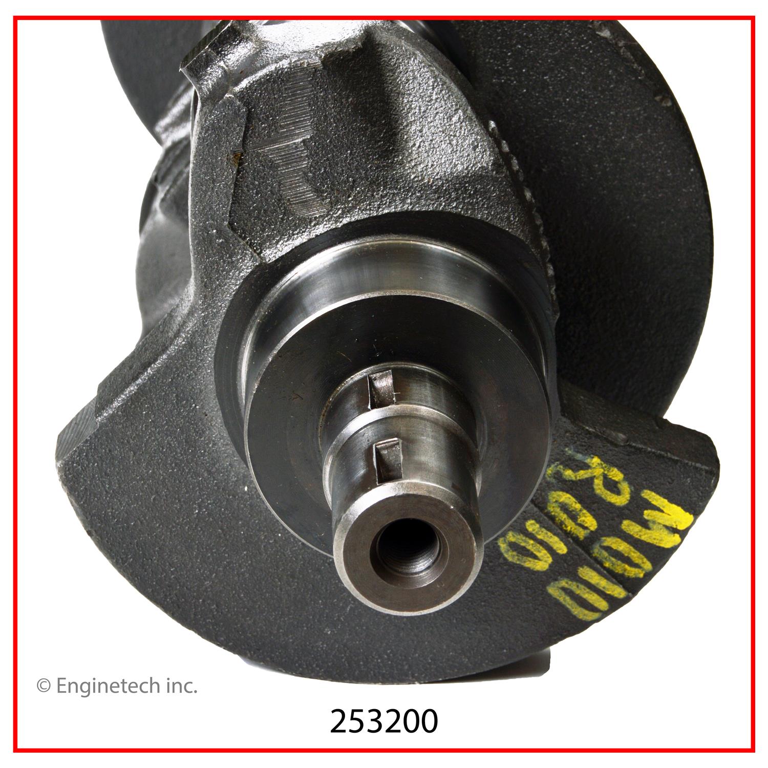 Remanufactured Engine Crankshafts Kit with Main and Rod bearings | CRANKSHAFT KIT JEEP 4.0L 242 LATE Remanufactured (.200) 2 Remanufactured Engine Crankshafts Kit with Main and Rod bearings | CRANKSHAFT KIT JEEP 4.0L 242 LATE Remanufactured (.200) - Image 2