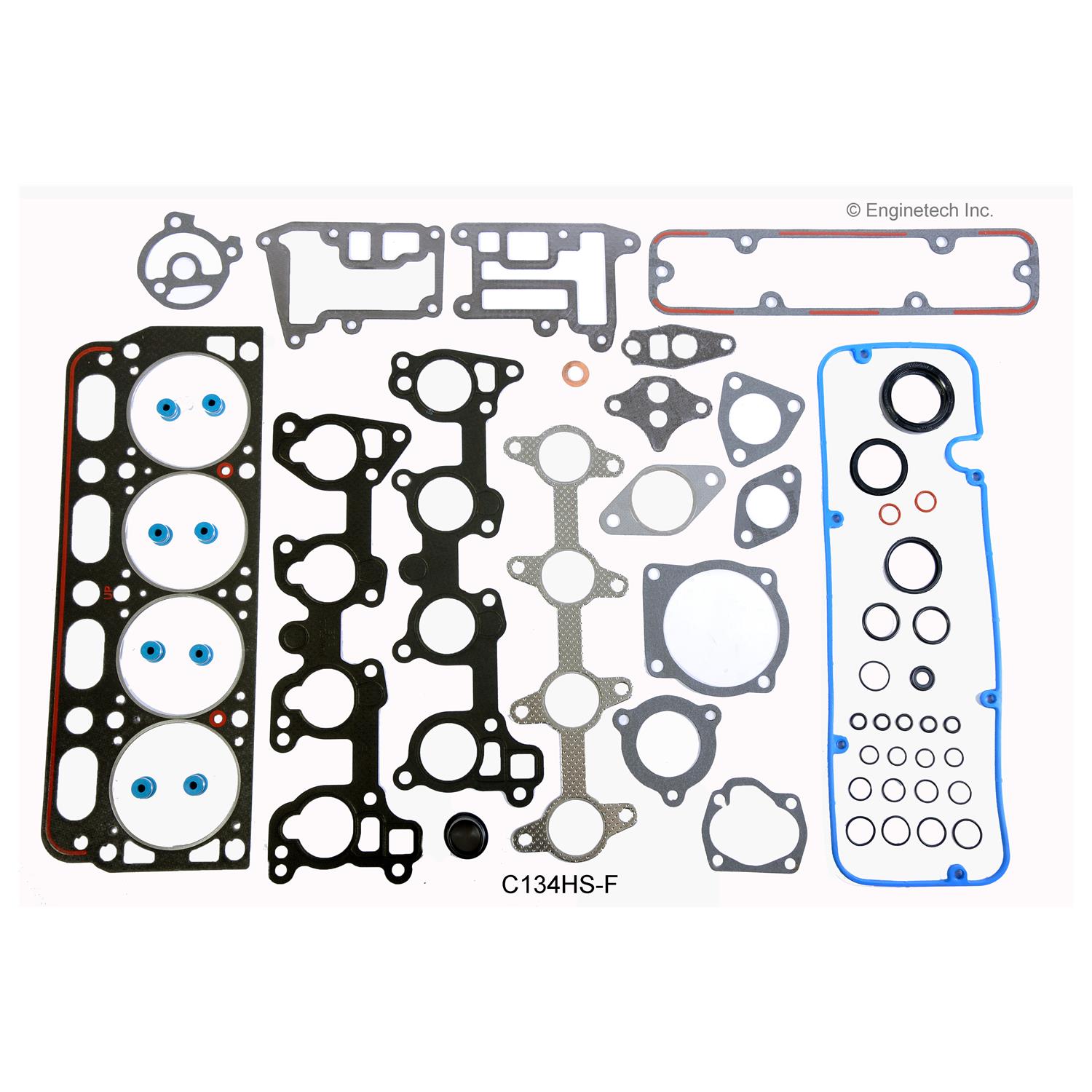 Engine Cylinder Head Gasket Set GMC / Chevrolet Car and Truck with Head Bolts | Gasket GM Chevrolet 2.2L 134 WITH HEAD BOLTS 2 Engine Cylinder Head Gasket Set GMC / Chevrolet Car and Truck with Head Bolts | Gasket GM Chevrolet 2.2L 134 WITH HEAD BOLTS - Image 2