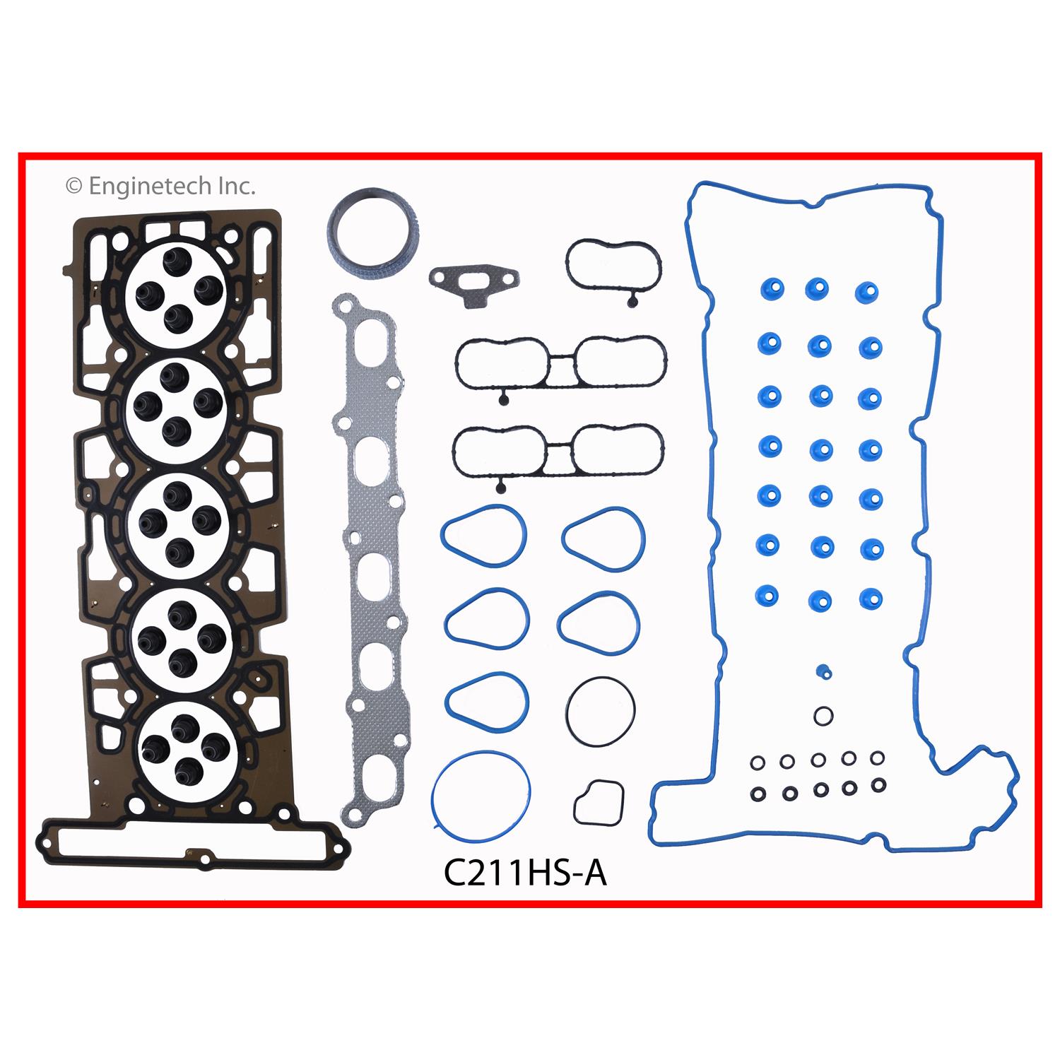 Engine Cylinder Head Gasket Set GMC / Chevrolet Car and Truck with Head Bolts | Gasket GM Chevrolet 3.5L 211 DOHC MLS HEAD GASKET - WITH HEAD BOLT 2 Engine Cylinder Head Gasket Set GMC / Chevrolet Car and Truck with Head Bolts | Gasket GM Chevrolet 3.5L 211 DOHC MLS HEAD GASKET - WITH HEAD BOLT - Image 2