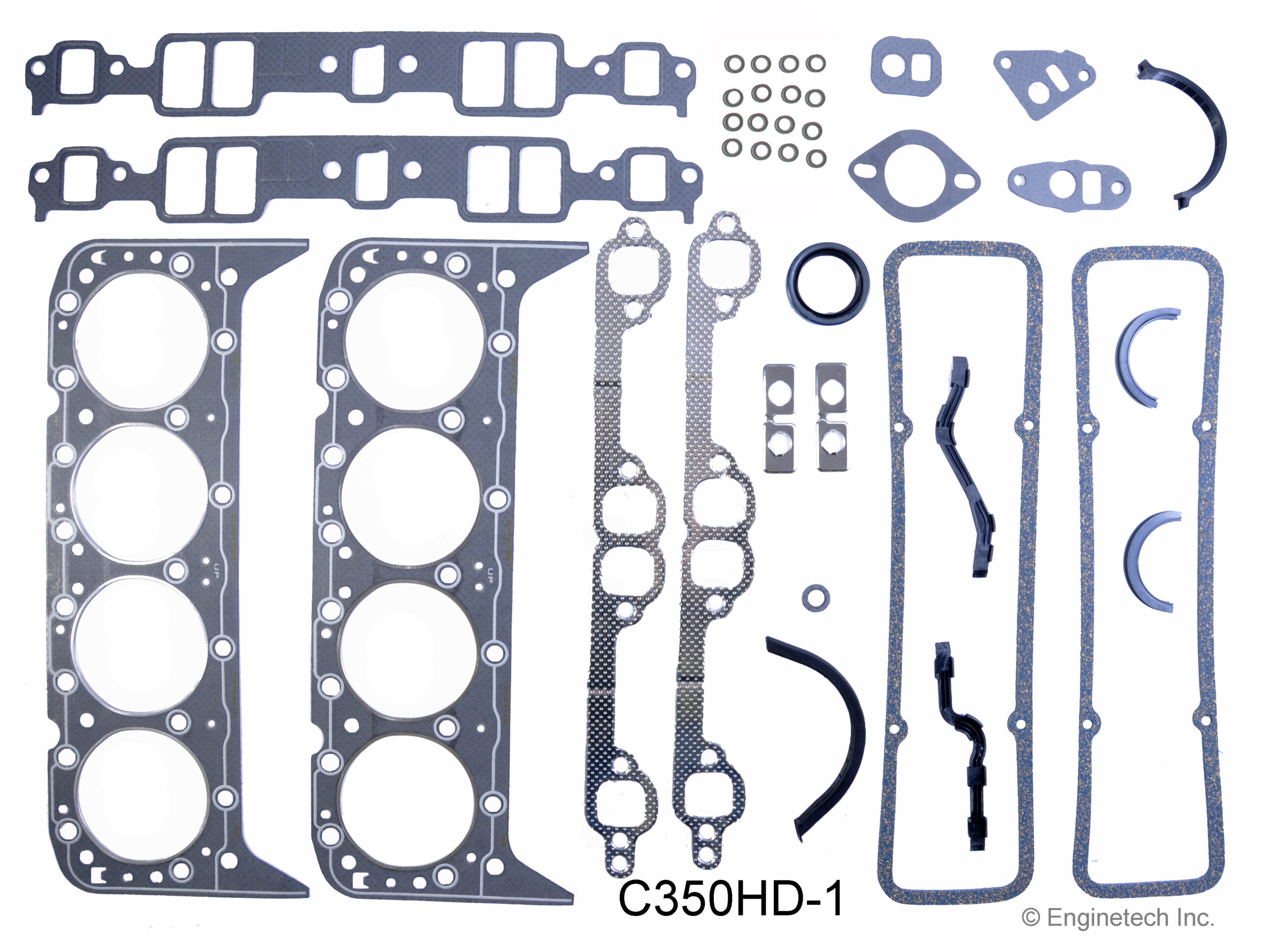 Engine Full Gasket Set GMC / Chevrolet Car and Truck | Gasket GM Chevrolet 283 302 307 327 350 HD GRAPHITE HEAD GASKETS 2 Engine Full Gasket Set GMC / Chevrolet Car and Truck | Gasket GM Chevrolet 283 302 307 327 350 HD GRAPHITE HEAD GASKETS - Image 2