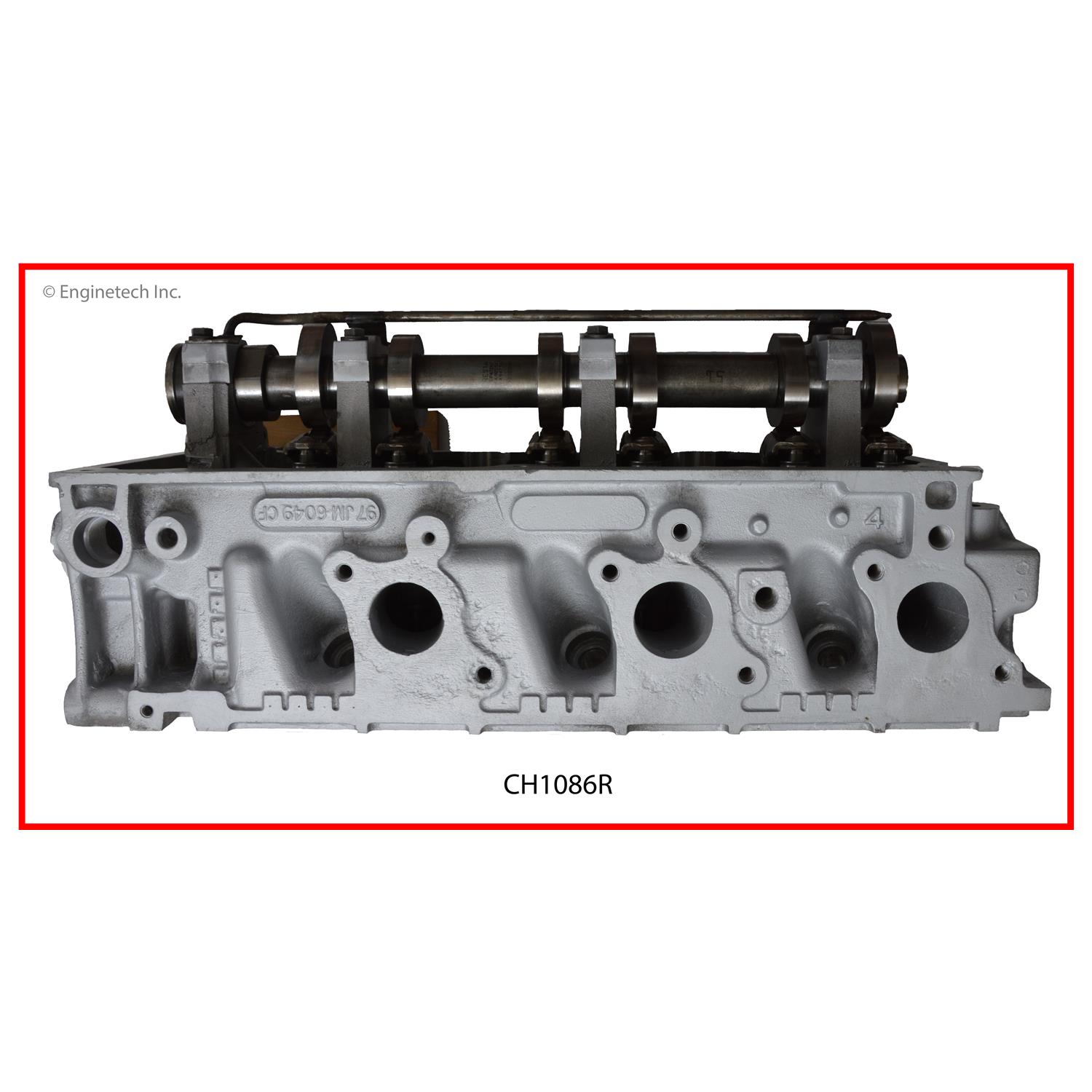 Remanufactured Engine Cylinder Head Complete | Cylinder HEAD COMPLETE FORD RH 4.0L 244 OVH Remanufactured 2 Remanufactured Engine Cylinder Head Complete | Cylinder HEAD COMPLETE FORD RH 4.0L 244 OVH Remanufactured - Image 2