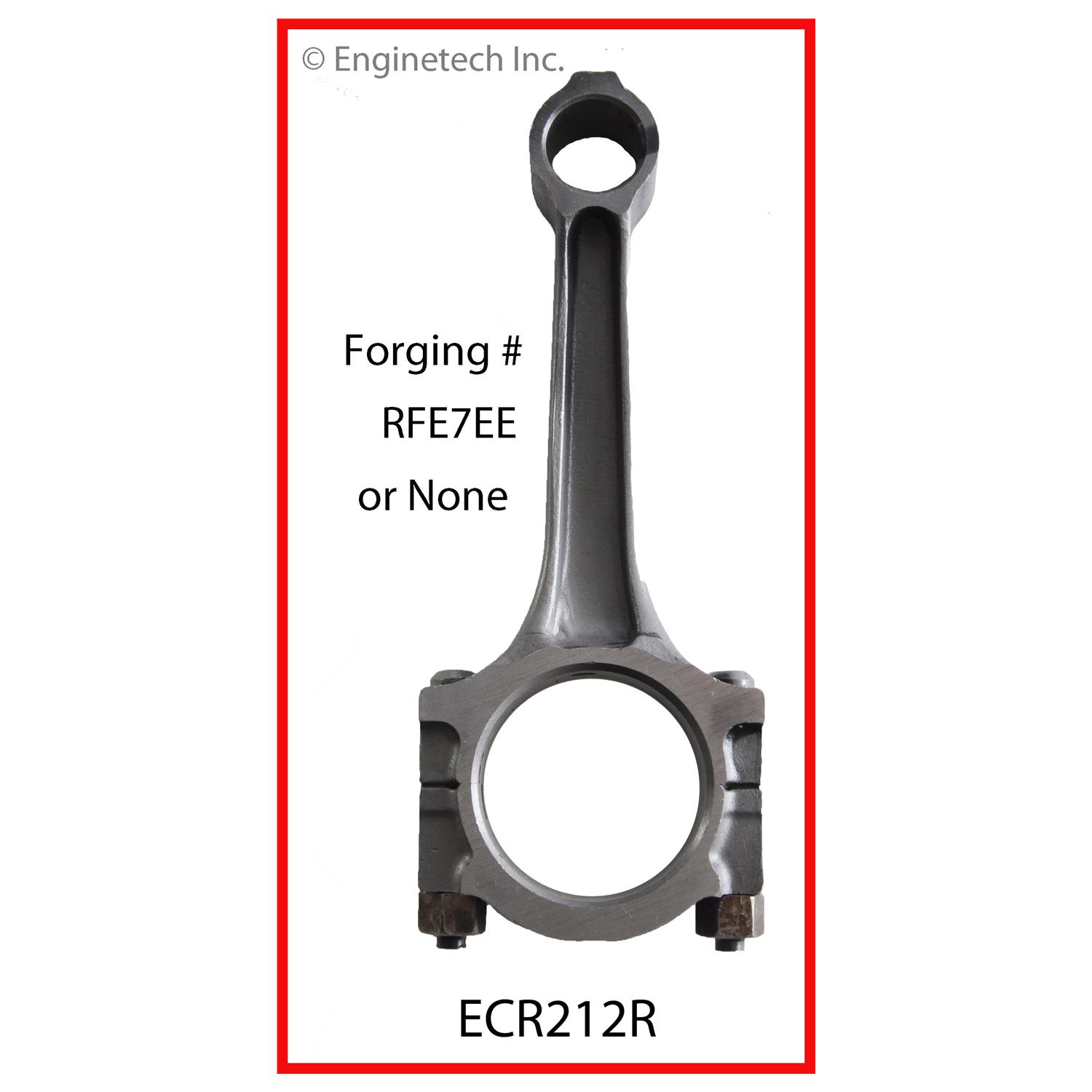 Remanufactured Single Engine Connecting Rod with Bolts | Connecting Rod FORD 1.9L 2.0L SOHC Remanufactured REPLACES ECR212 1 Remanufactured Single Engine Connecting Rod with Bolts | Connecting Rod FORD 1.9L 2.0L SOHC Remanufactured REPLACES ECR212