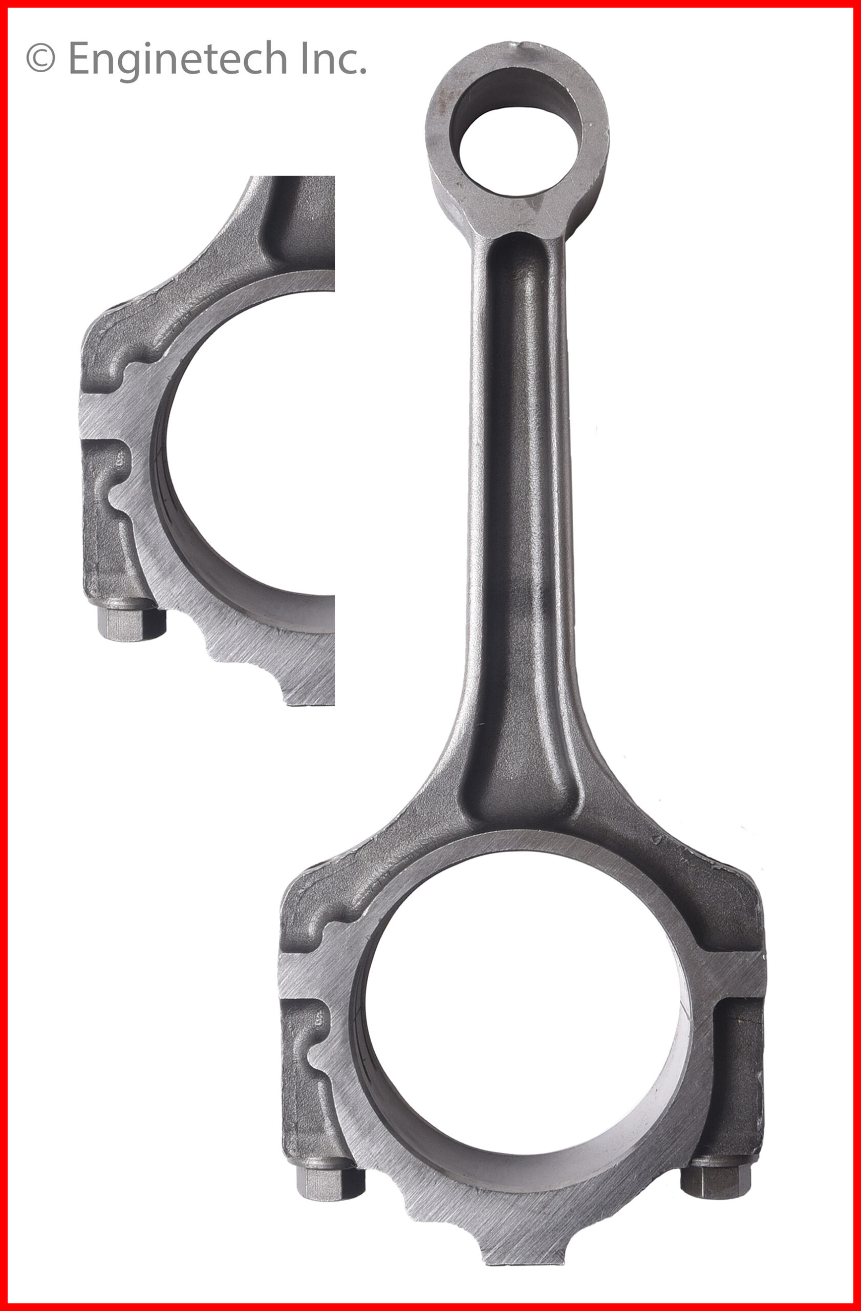 Remanufactured Single Engine Connecting Rod with Bolts | Connecting Rod FORD 4.6L 281 PRESS FIT 2 RAISED RIDGES ON CAP Remanufactured (.218) 1 Remanufactured Single Engine Connecting Rod with Bolts | Connecting Rod FORD 4.6L 281 PRESS FIT 2 RAISED RIDGES ON CAP Remanufactured (.218)