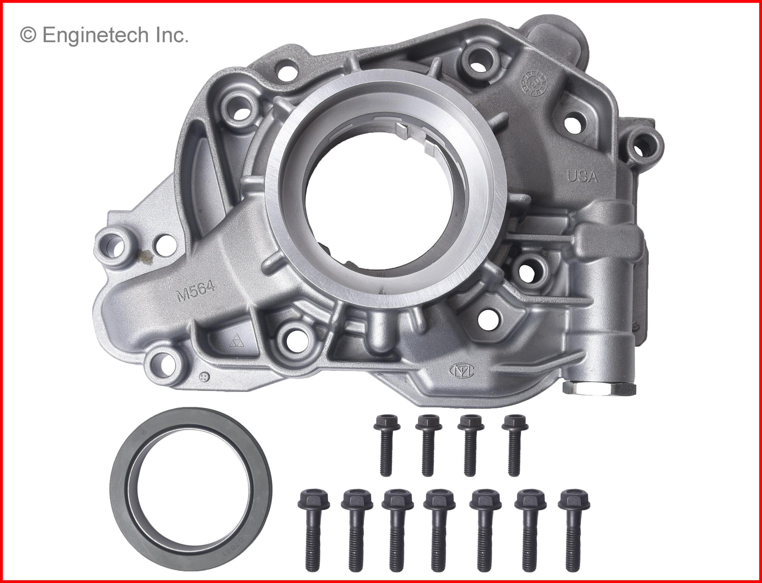 Engine Oil Pump with Gasket | OIL PUMP FORD 6.4L OHV POWERSTROKE (.564) 2 Engine Oil Pump with Gasket | OIL PUMP FORD 6.4L OHV POWERSTROKE (.564) - Image 2
