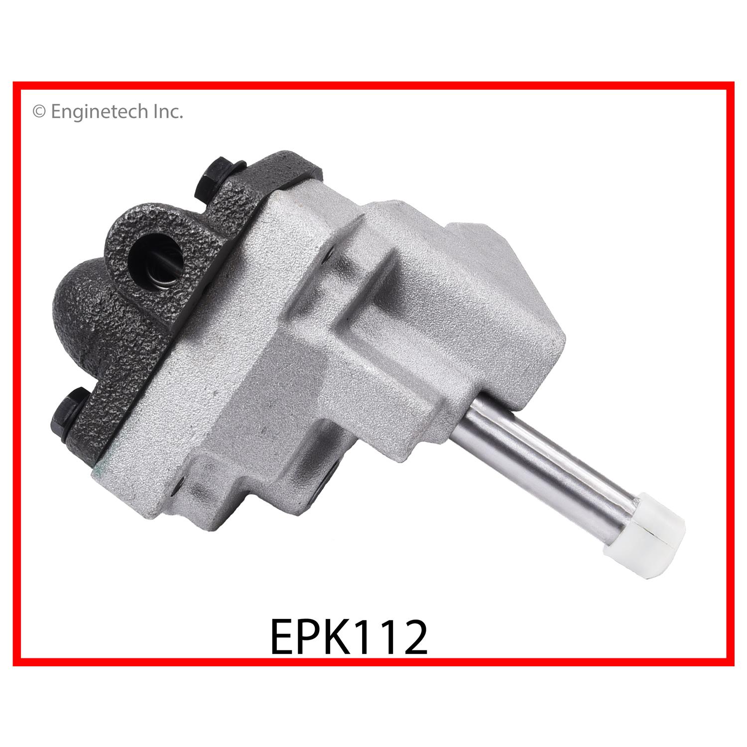 Engine Oil Pump with Gasket- Enginetech Pressure King Brand | OIL PUMP GM Chevrolet Isuzu 2.2L 134 VIN G 4 (.112) 3 Engine Oil Pump with Gasket- Enginetech Pressure King Brand | OIL PUMP GM Chevrolet Isuzu 2.2L 134 VIN G 4 (.112) - Image 3