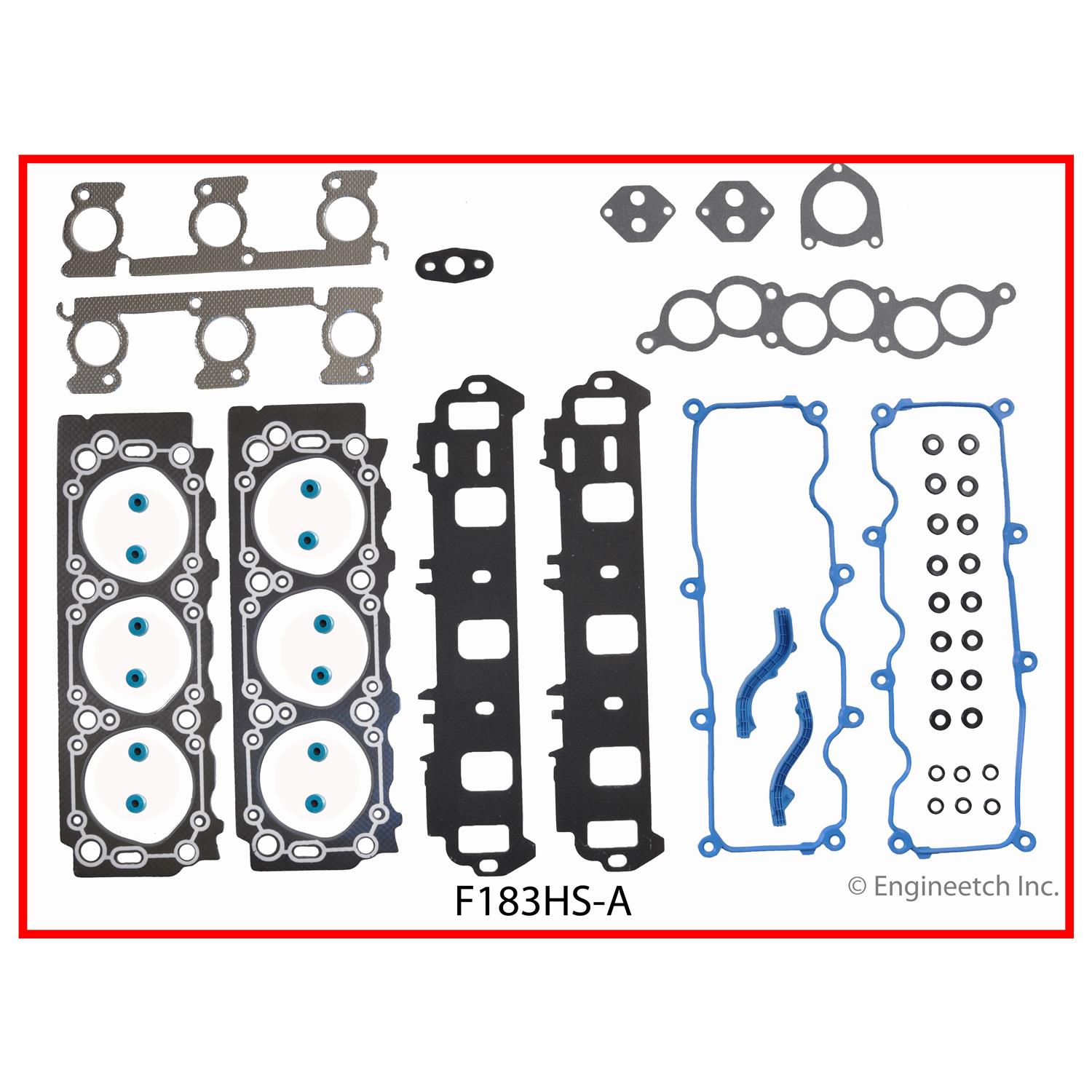 Engine Cylinder Head Gasket Set - Ford Car and Truck with Head Bolts | Gasket FORD 3.0L OHV HEAD SET WITH HEAD BOLTS 3 Engine Cylinder Head Gasket Set - Ford Car and Truck with Head Bolts | Gasket FORD 3.0L OHV HEAD SET WITH HEAD BOLTS - Image 3