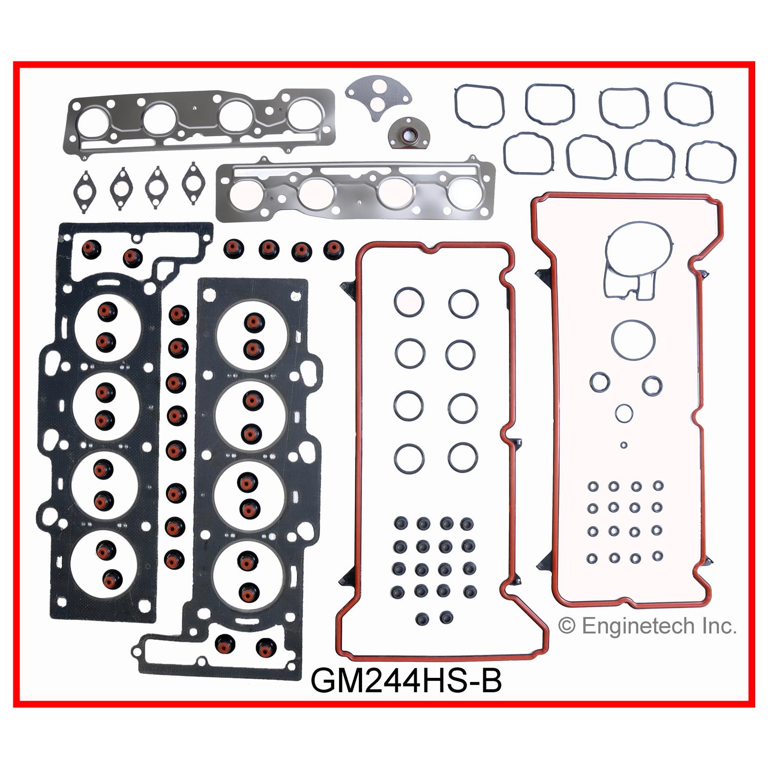 Engine Cylinder Head Gasket Set - GMC / Chevrolet Car and Truck with Head Bolts | Gasket GM Oldsmobile 4.0L 244 DOHC - With HEAD BOLTS 3 Engine Cylinder Head Gasket Set - GMC / Chevrolet Car and Truck with Head Bolts | Gasket GM Oldsmobile 4.0L 244 DOHC - With HEAD BOLTS - Image 3