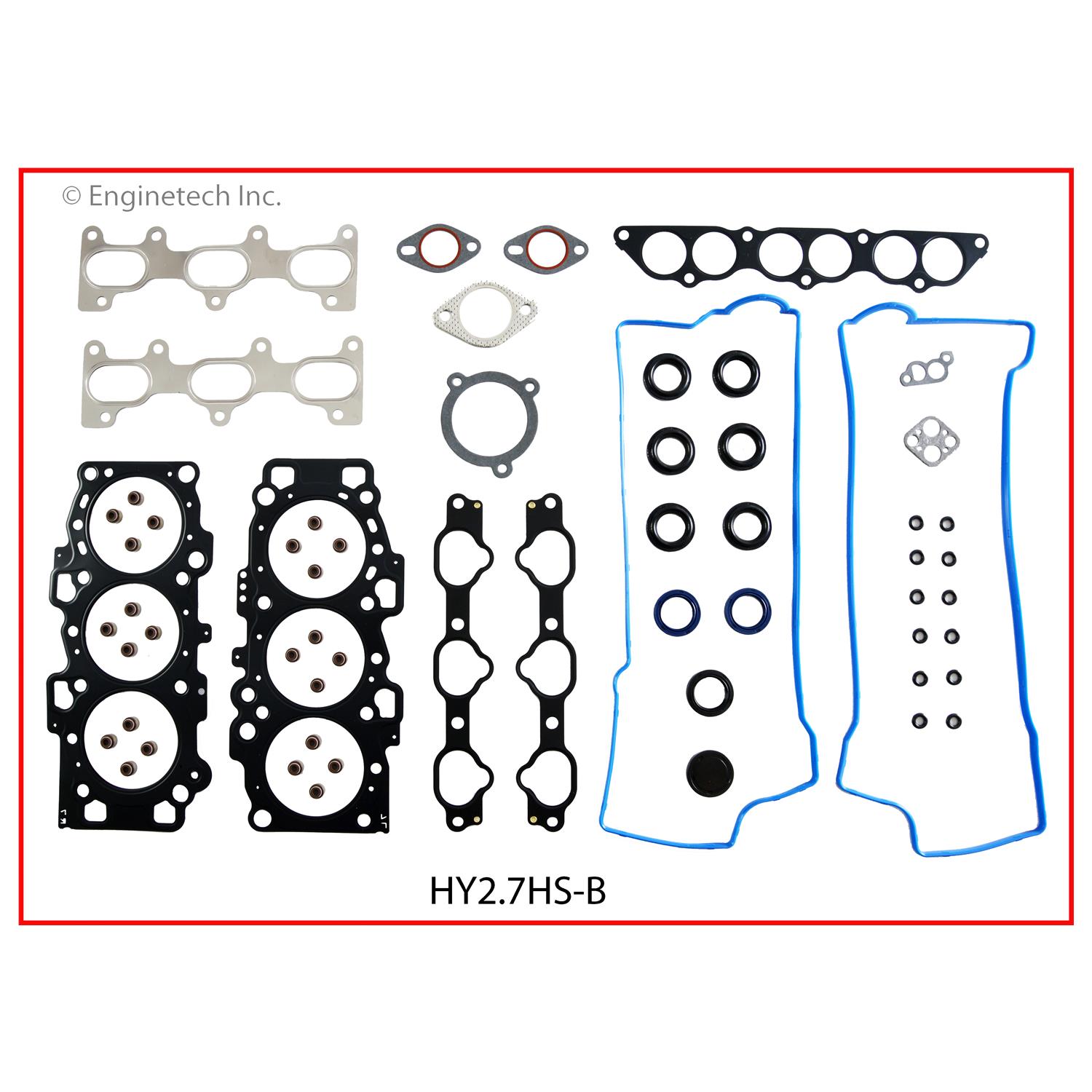 Engine Cylinder Head Gasket Set - Hyundai Car and Truck | Gasket Hyundai 2.7L 2657 DOHC 24V MLS (.7) 1 Engine Cylinder Head Gasket Set - Hyundai Car and Truck | Gasket Hyundai 2.7L 2657 DOHC 24V MLS (.7)