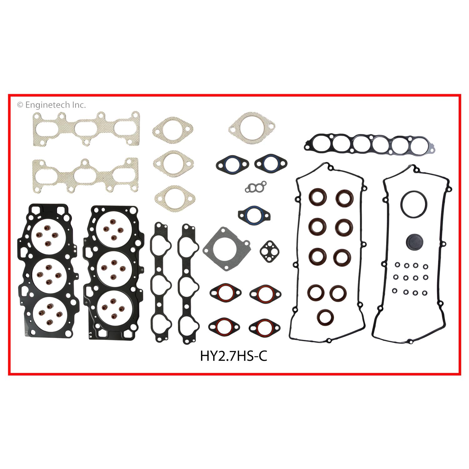 Engine Cylinder Head Gasket Set - Hyundai Car and Truck | Gasket Hyundai 2657 DOHC 24V MLS (.7) 1 Engine Cylinder Head Gasket Set - Hyundai Car and Truck | Gasket Hyundai 2657 DOHC 24V MLS (.7)