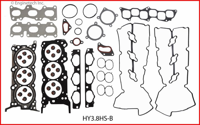Engine Cylinder Head Gasket Set - Hyundai Car and Truck | Gasket Hyundai KIA 3.8L 3778 DOHC 24V MLS HEAD GASKETS (.8) 1 Engine Cylinder Head Gasket Set - Hyundai Car and Truck | Gasket Hyundai KIA 3.8L 3778 DOHC 24V MLS HEAD GASKETS (.8)