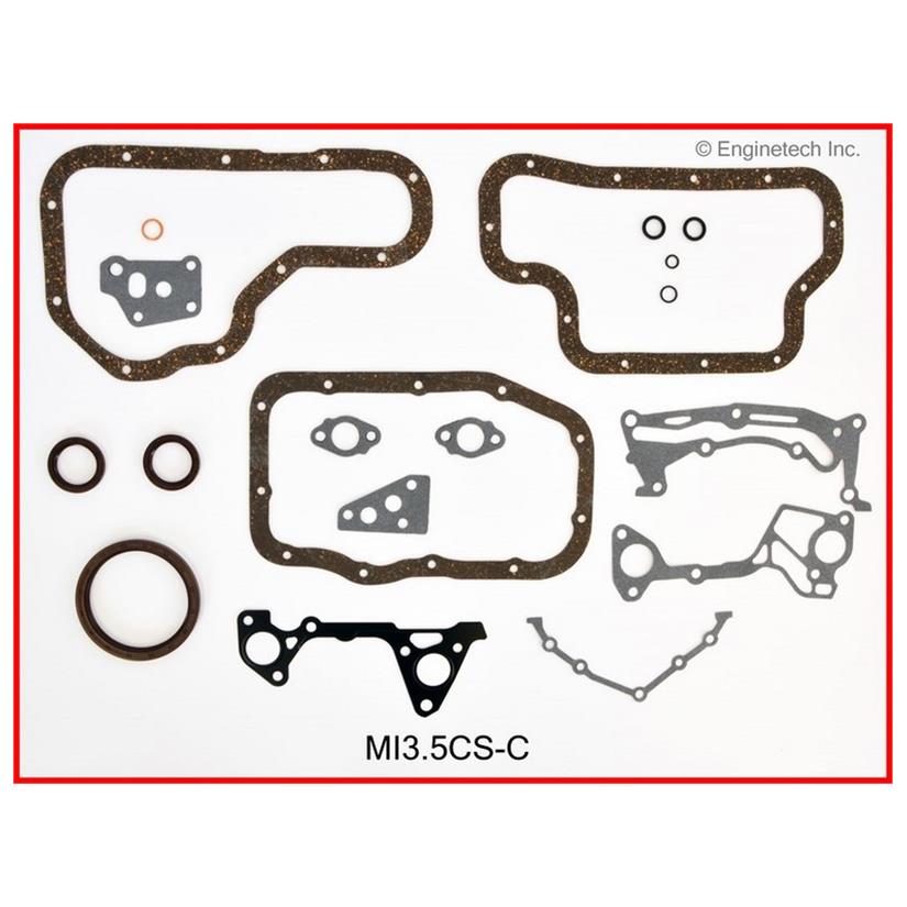 Engine Lower End Gasket Set Mitsubishi Car and Truck | Gasket Mitsubishi 3.5L SOHC 24V LOWER SET (.5) 1 Engine Lower End Gasket Set Mitsubishi Car and Truck | Gasket Mitsubishi 3.5L SOHC 24V LOWER SET (.5)