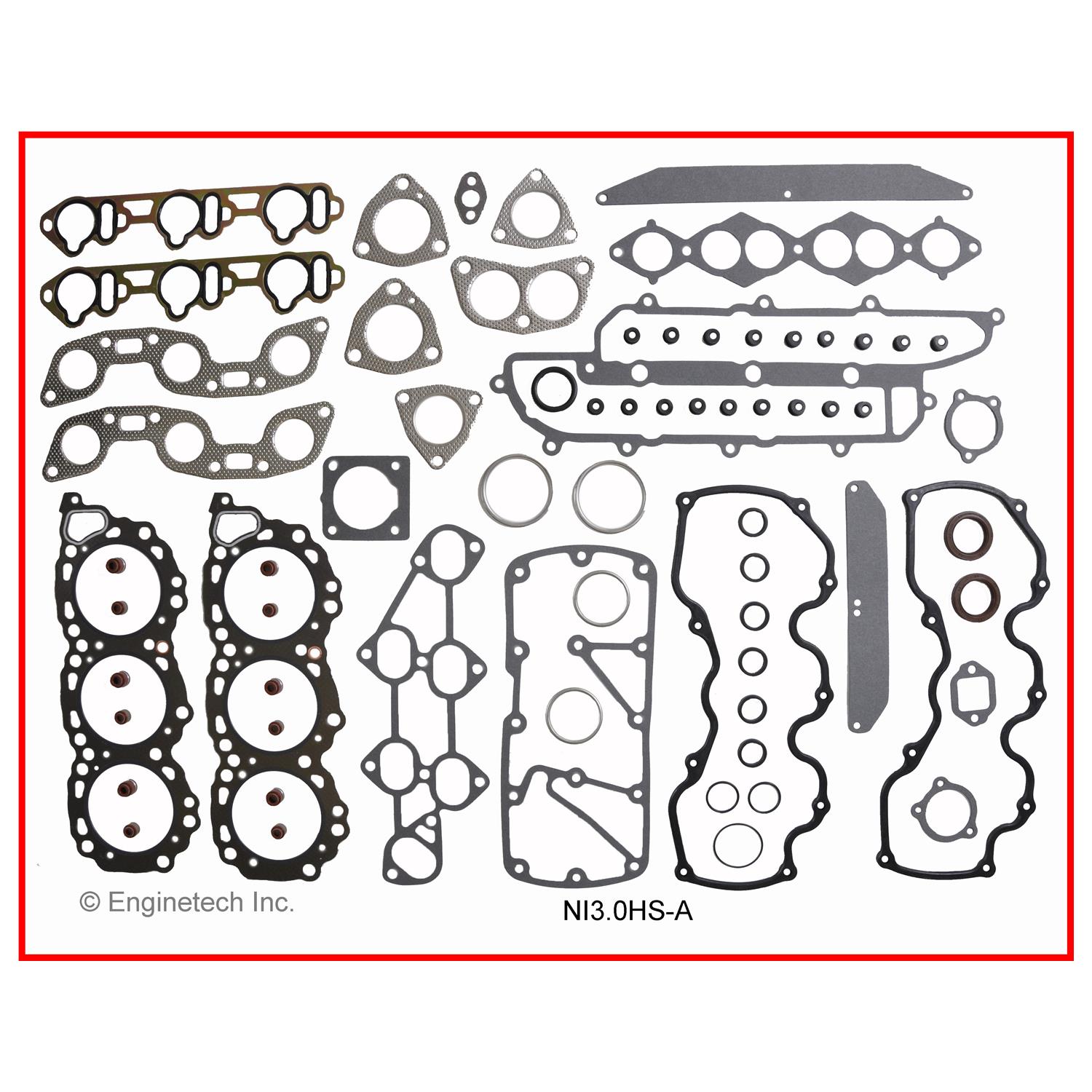 Engine Full Gasket Set - Nissan Car and Truck | Gasket NISSAN 3.0L 2960 SOHC 12V VG30E HS & CS KIT (.0) 2 Engine Full Gasket Set - Nissan Car and Truck | Gasket NISSAN 3.0L 2960 SOHC 12V VG30E HS & CS KIT (.0) - Image 2