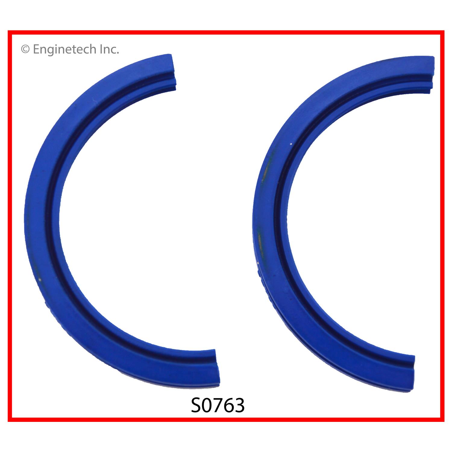 Engine Rear Crankshaft Seal - 2 Piece Offset Double Lip | SEAL R MAIN Chevrolet 2PC SILICONE OFFSET DBL LIP (.763) 3 Engine Rear Crankshaft Seal - 2 Piece Offset Double Lip | SEAL R MAIN Chevrolet 2PC SILICONE OFFSET DBL LIP (.763) - Image 3