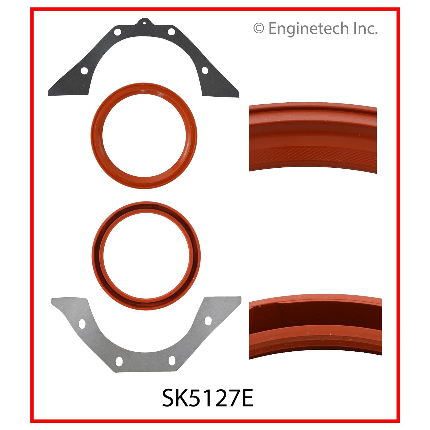 Engine Rear Crankshaft Seal - 1 Piece - Includes Gasket | SEAL KIT FORD 1.9L With HOUSING Gasket 1 Engine Rear Crankshaft Seal - 1 Piece - Includes Gasket | SEAL KIT FORD 1.9L With HOUSING Gasket