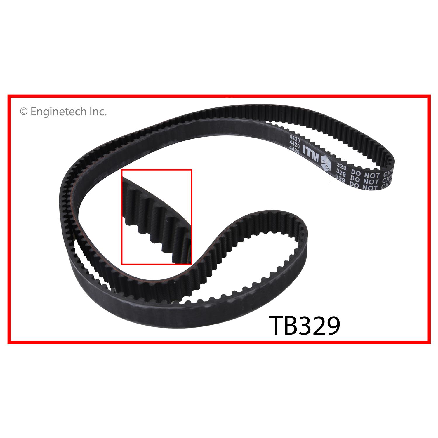 Engine Timing Belt | Timing Belt HONDA 3.0L 3.2L 3.5L 3.7L (.329) 2 Engine Timing Belt | Timing Belt HONDA 3.0L 3.2L 3.5L 3.7L (.329) - Image 2
